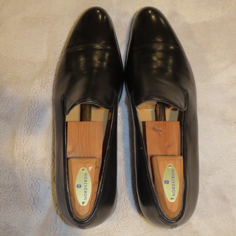 Berluti Atelier Sur Mesure Bespoke Black Leather Venetian Loafers US 11 UK 10 - Picture 6 of 10